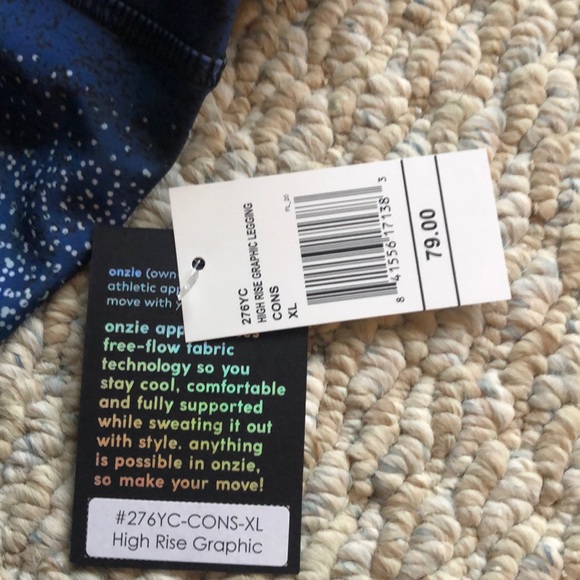 Onzie high rise full length leggings - Picture 3 of 3